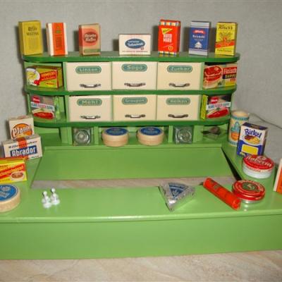 Duits speelgoedwinkeltje jaren 50 60
