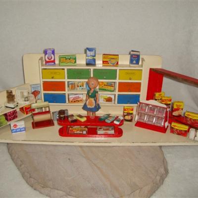 Okwa speelgoedwinkeltje jaren 50